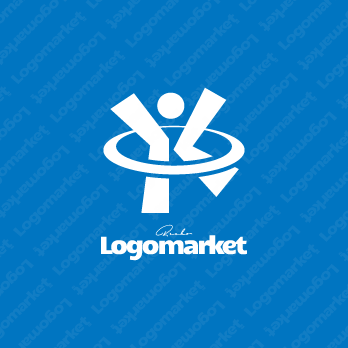 人と幸福感と安心のロゴ