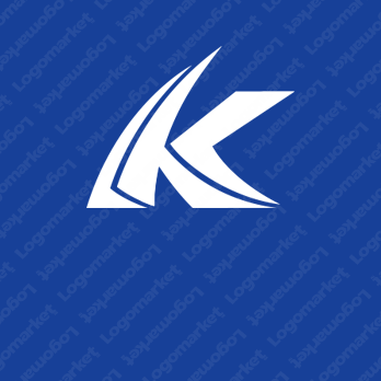 Kと成長と上昇のロゴ
