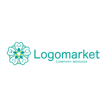 歯と花と健やかのロゴ