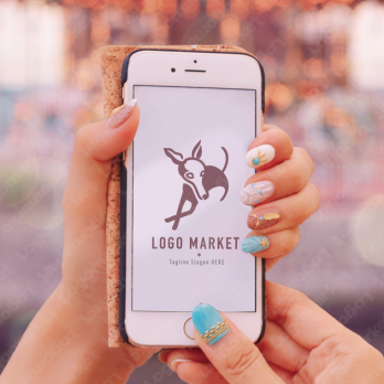 犬と上品とシンプルのロゴ