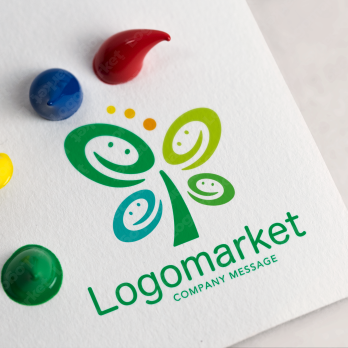 Aとaと虹のロゴ