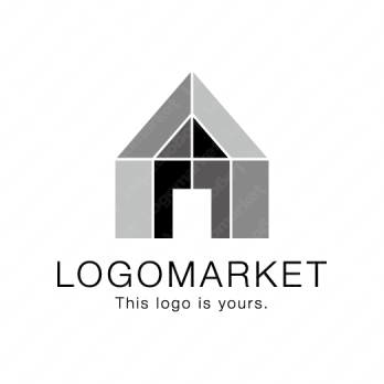 家と温室とビニールハウスのロゴ