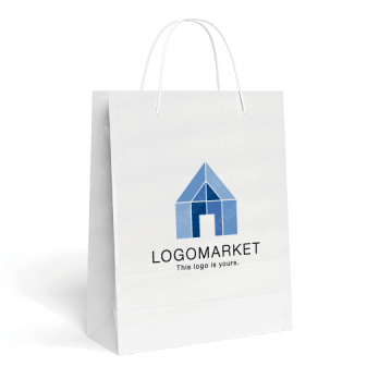 家と温室とビニールハウスのロゴ