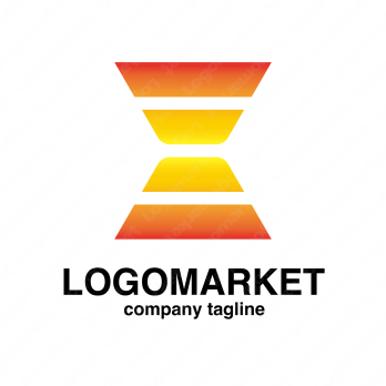 台形とミニマルと信頼感のロゴ