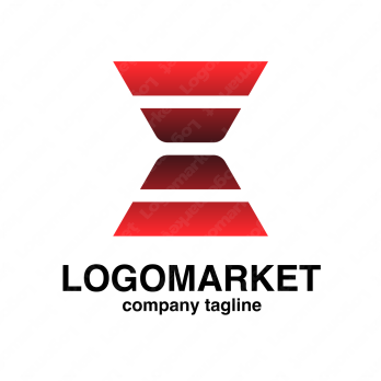 台形とミニマルと信頼感のロゴ