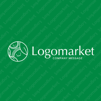 太陽と寄り添うと親しみやすいのロゴ