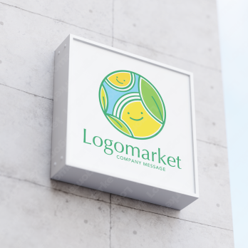 太陽と寄り添うと親しみやすいのロゴ