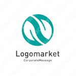 葉っぱと Nとナチュラルのロゴ