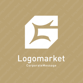 Gと輝きと力強いのロゴ