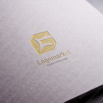 Gと輝きと力強いのロゴ