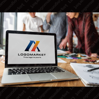 Aとaと虹のロゴ