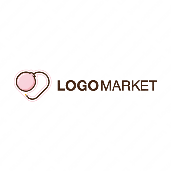 爆弾とハートと導火線のロゴ