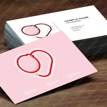 爆弾とハートと導火線のロゴ