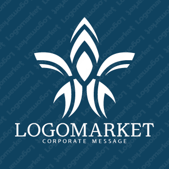 上昇と優雅と抽象のロゴ