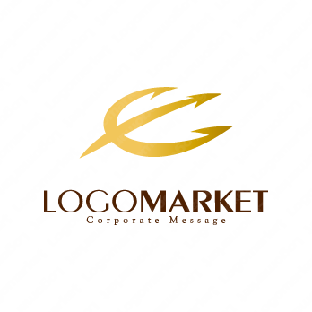 革新的と実行力と三位一体のロゴ