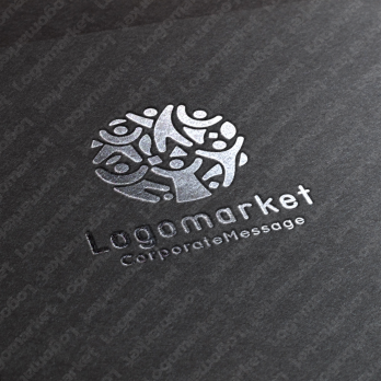 Aとaと虹のロゴ