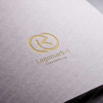 Kと2つの円と重なりのロゴ