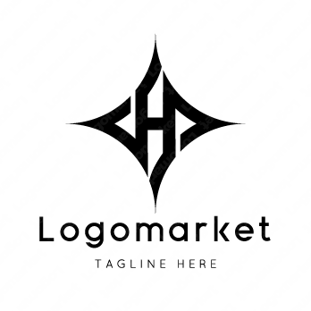 Hと星と光のロゴ