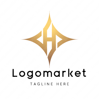 Hと星と光のロゴ