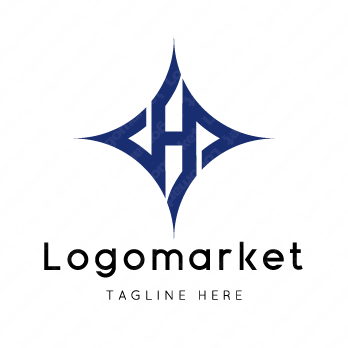Hと星と光のロゴ