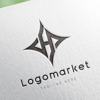 Hと星と光のロゴ