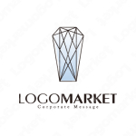 成功とラグジュアリーとビルのロゴ