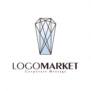 成功とラグジュアリーとビルのロゴ