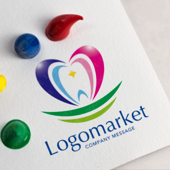 Aとaと虹のロゴ