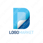 DとPと紙のロゴ