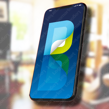 DとPと紙のロゴ