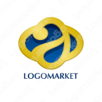 aと楕円とoのロゴ