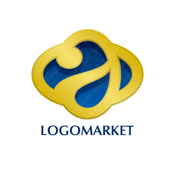 aと楕円とoのロゴ