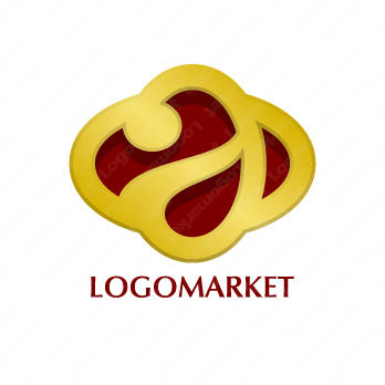 aと楕円とoのロゴ