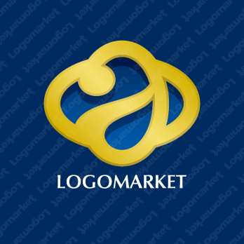 aと楕円とoのロゴ