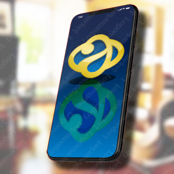 aと楕円とoのロゴ