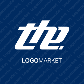 theとエンブレムとモノグラムのロゴ