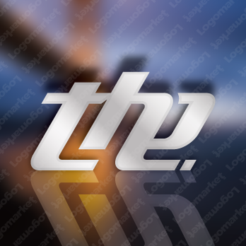 theとエンブレムとモノグラムのロゴ