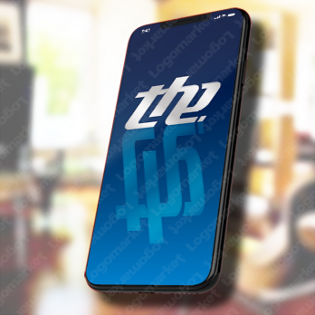 theとエンブレムとモノグラムのロゴ