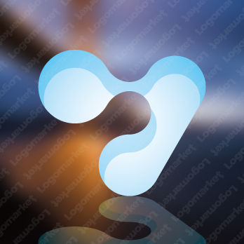 Yと三角とドットのロゴ