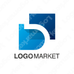 5と重なりとクリアのロゴ