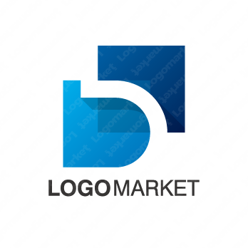 5と重なりとクリアのロゴ