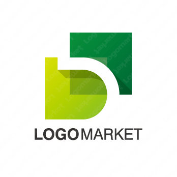 5と重なりとクリアのロゴ