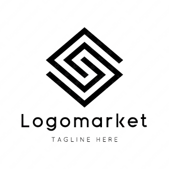 GとSと合字のロゴ
