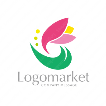 Sと花と希望のロゴ