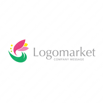 Sと花と希望のロゴ