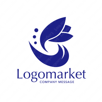 Sと花と希望のロゴ