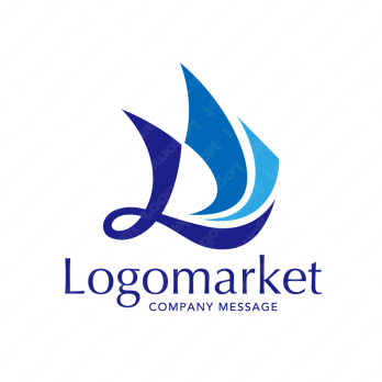 Lとヨットと前進のロゴ