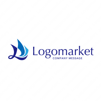 Lとヨットと前進のロゴ