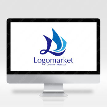 Lとヨットと前進のロゴ