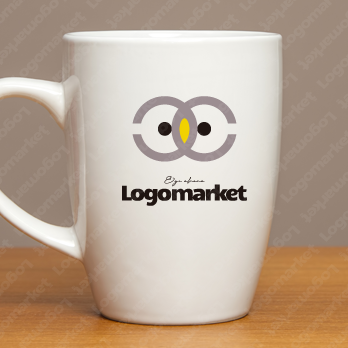 ランドルト環とかわいいとミニマルのロゴ